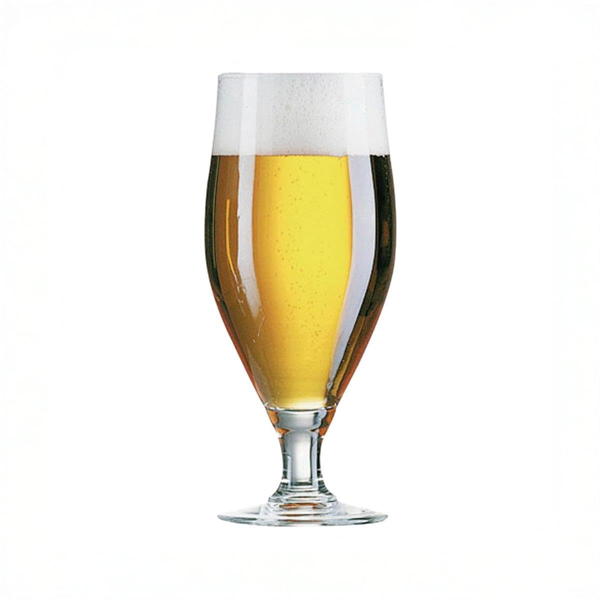Luminarc - Brasseurs & Saveurs Cervoise Stemmed Glass - Beer Glass, Exceptional Transparency - Dishwasher Safe - Made in France - Capacity 50 cl