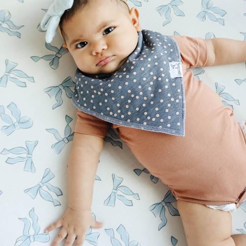 Image of Premium Fitted Knit Crib Sheet /Toddler Sheet Daphne by Copper Pearl