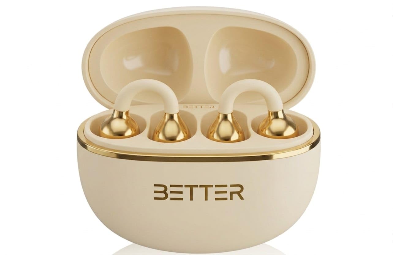 Better Wireless Bluetooth Earbuds with ENC Noise Cancellation, Hi-Fi Stereo Sound, Touch Control, Fast Charging Case, Built-in Mic, Compatible with Android & iOS Smartphones, Cream Gold-image-47