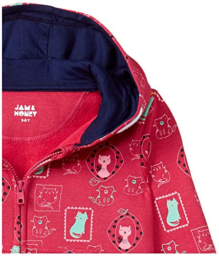 Image of Amazon Brand - Jam & Honey Girls Winter Sweatshirt