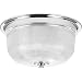 Progress Lighting P3740-15 Med Flush Mount, 2-75-watt