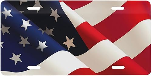 Miniatura 13 de Placa de Matrícula de Aluminio con Diseño de Cinta de Casete 6 x 12 Pulgadas Cubierta de Placa de Matrícula Frontal de Metal para Automóvil