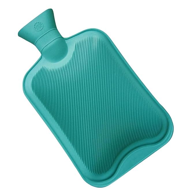 Image of INDI Hot Bag Hot Water Bag (2 litre) Non Electric Rubber Bottle hot bag, hot water bag for period cramps, Heating Bottle, for Body Pain Relief Therapy, Hot and Cold Therapies. (Multicolor)
