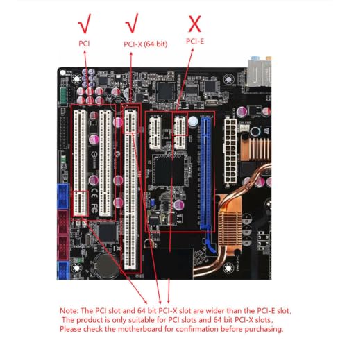Image of ciciglow Graphics Card VGA PCI 8MB 32Bit Desktop Computer Graphics Card for ATI Rage