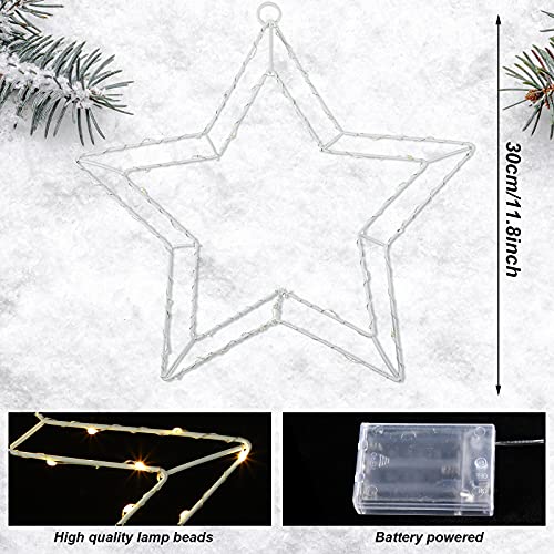 12 Pollici Luci per Finestre a Forma di Stella