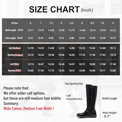 Jeossy Women's 9656 Knee-High Boots Fashion Riding Boots with Buckle - Image 5