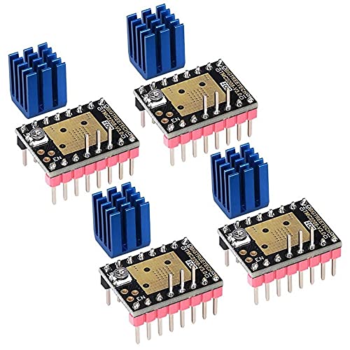 Lysee 3D Printer Parts & Accessories - BIGTREETECH 3D Printer Part Stepstick Mute Tmc2208 V3.0 Stepper Motor Driver with Heatsink Printer Control Board - (Size: 1.4mm, Color: As Shown, Plug Type: KR)