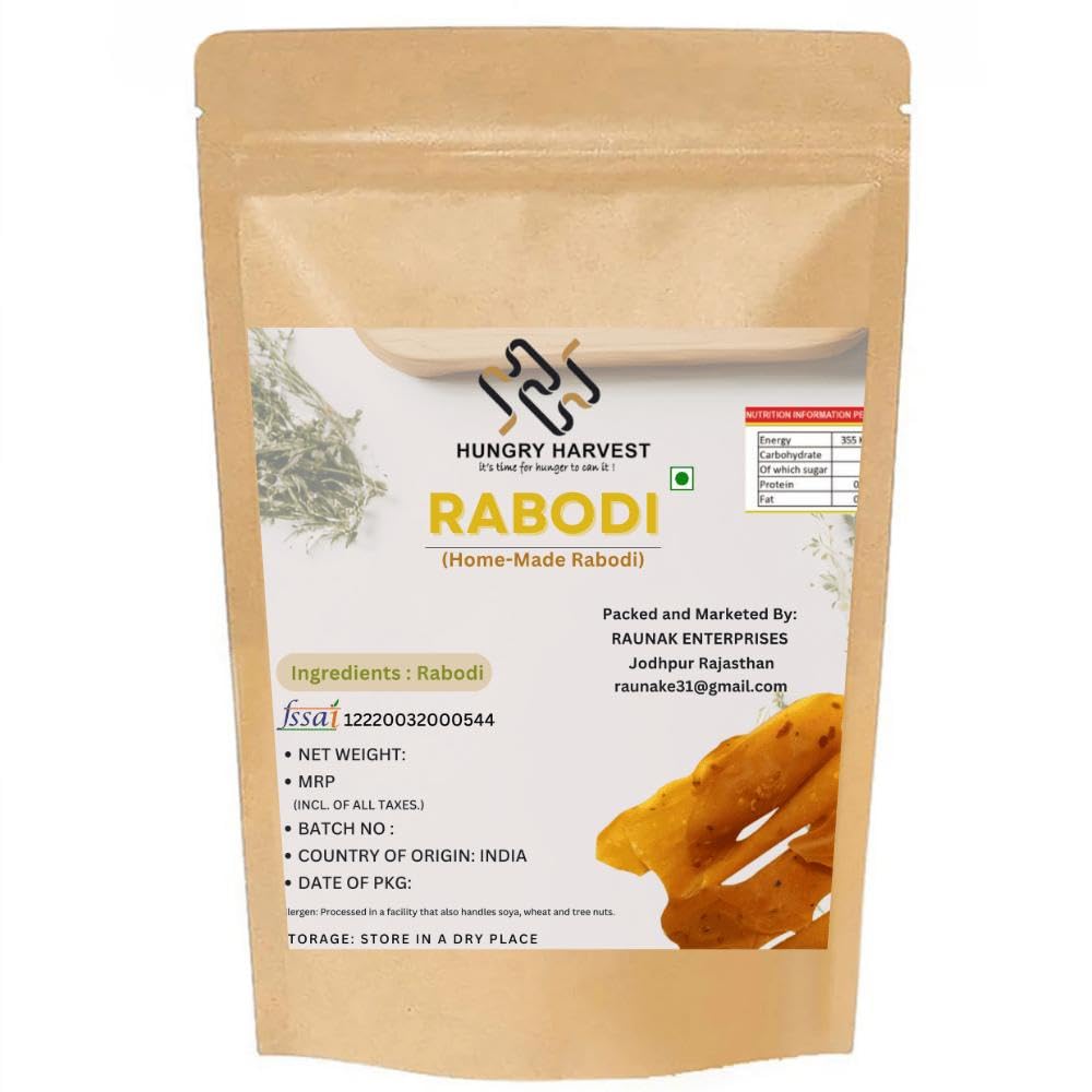 Hungry Harvest Home Made Pure Rajasthani Rabodi Rabori Pack of 200 Gram-image-39