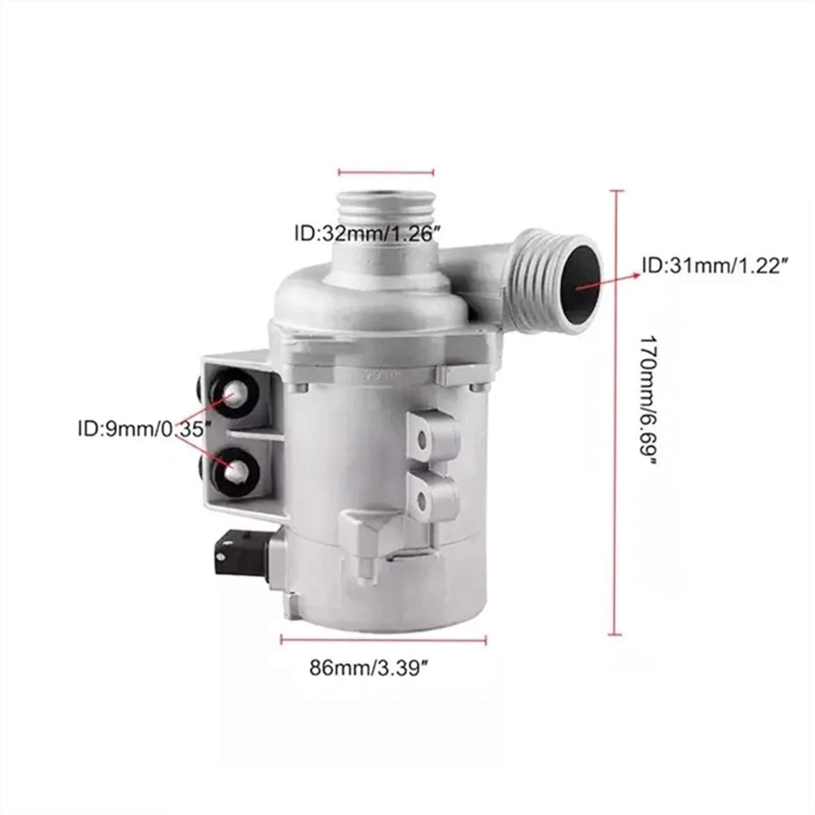 Termostato de Motor para BMW 128I 325I 328I 528I 530I para X3 11517586925 Bomba de Agua con Tornillo de termostato