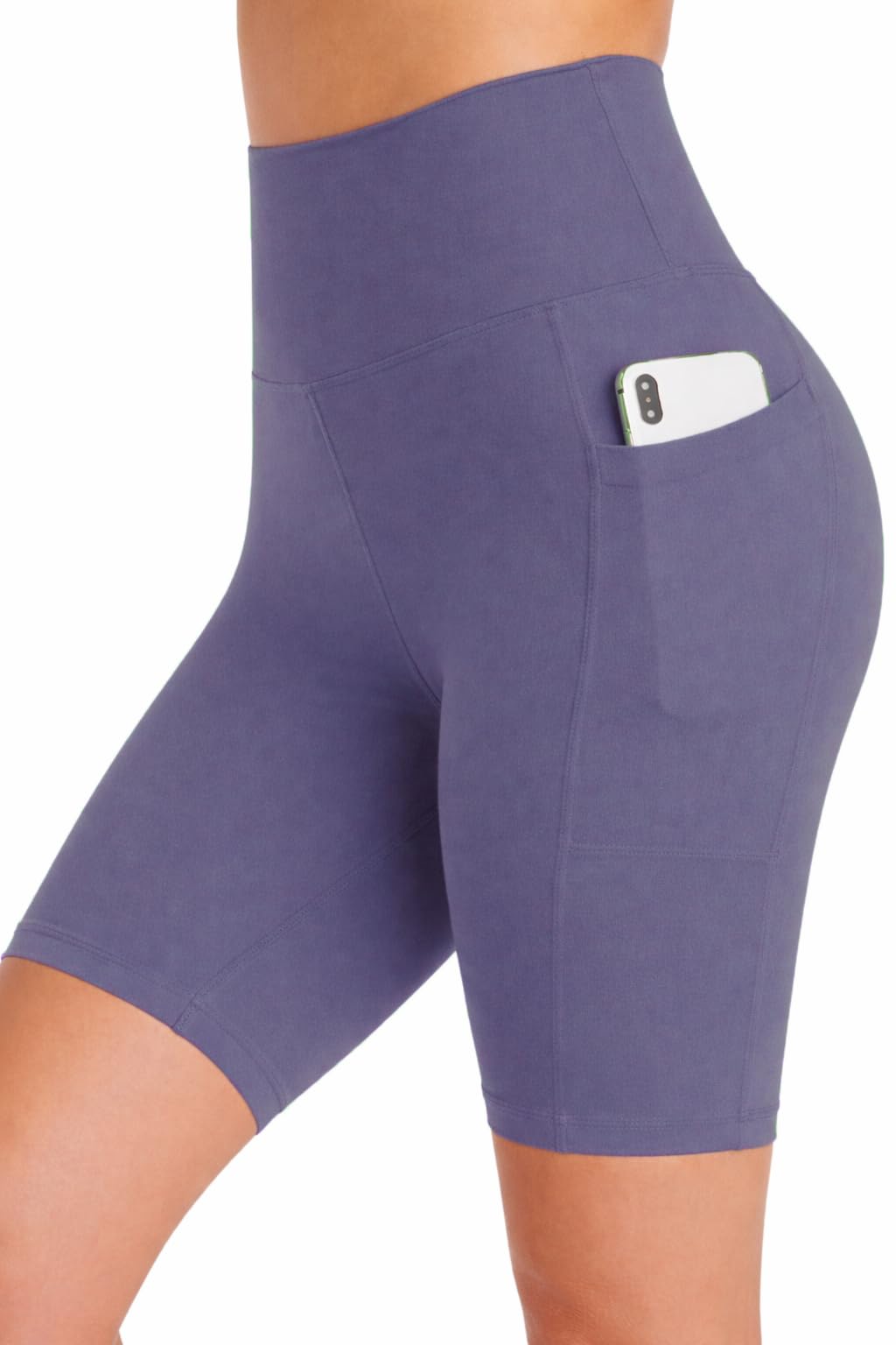 High Waist Sports Activewear Shorts for Women and Girls Ideal for Gym and Yoga or Cycling with Side Pocket, Stretchable, Flexible, Slim Fit-picture-16