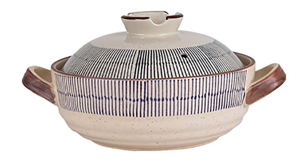 Soup Bowl,Ceramic Soup Serving Pot,Ceramic Casserole Clay Pot For Cooking, Stovetop Ceramic Cookware, Casserole/Clay Pot/Earthen Pot(2.5L)