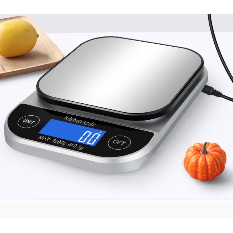Waterproof Household Kitchen Scale Baking Electronic Portable Balance Stainless Steel image 5