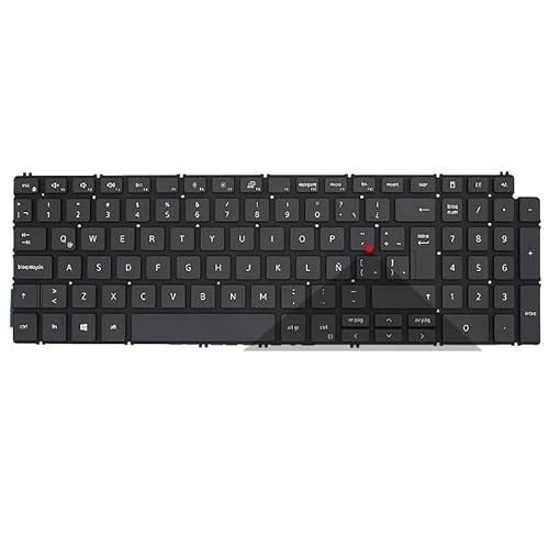 US/SP/RU �m�[�g�p�\�R���L�[�{�[�h Inspiron15 7500 7501 5501 5590 3501 3505 5502 5505 5508 5509 P85F P102F �o�b�N���C�g�t��(SP Black)