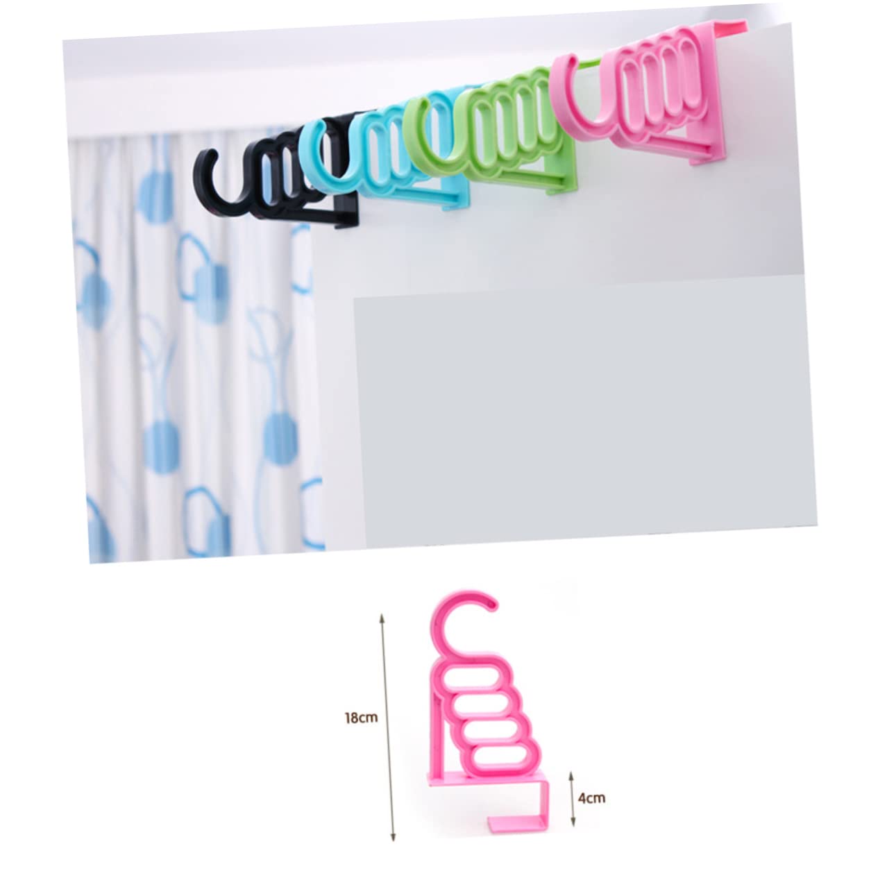 LYGXWJFC Perchero para Colgar Ropa sobre la Puerta Perchero Perchas de plástico Perchero portátil Perchero para Colgar sobre la Puerta Ganchos Traseros para Puerta Colgador detrás de la Puerta