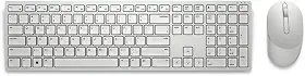 Teclado e mouse sem fio Dell Pro — KM5221W Branco