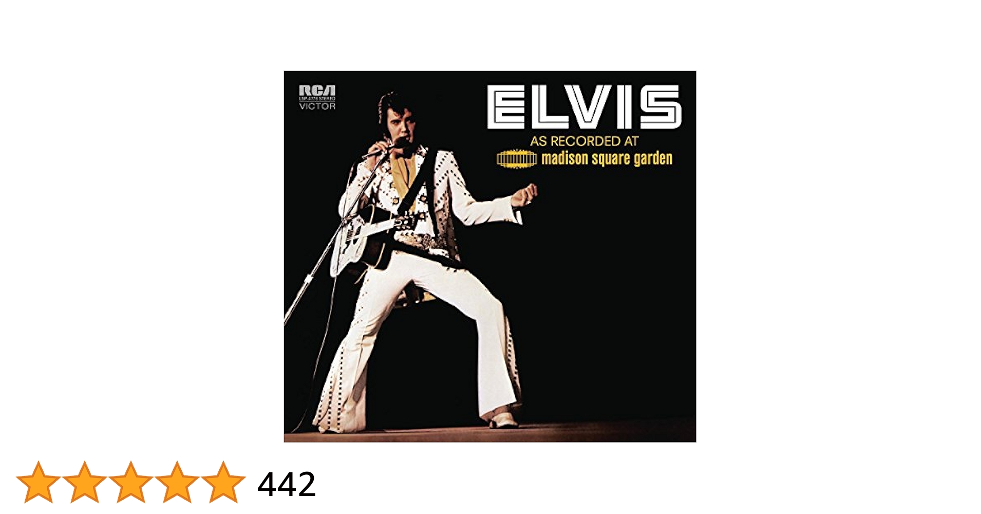 Elvis Presley Madison Square Garden UK英盤