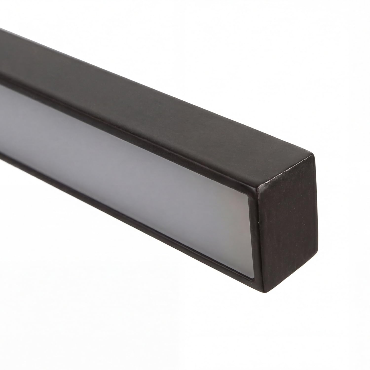 Aplique LED con interruptor 40,5 cm de largo Negro regulable 3000 K blanco cálido Aluminio Art Nouveau Lámpara para cuadros Lámpara para cuadros de salón