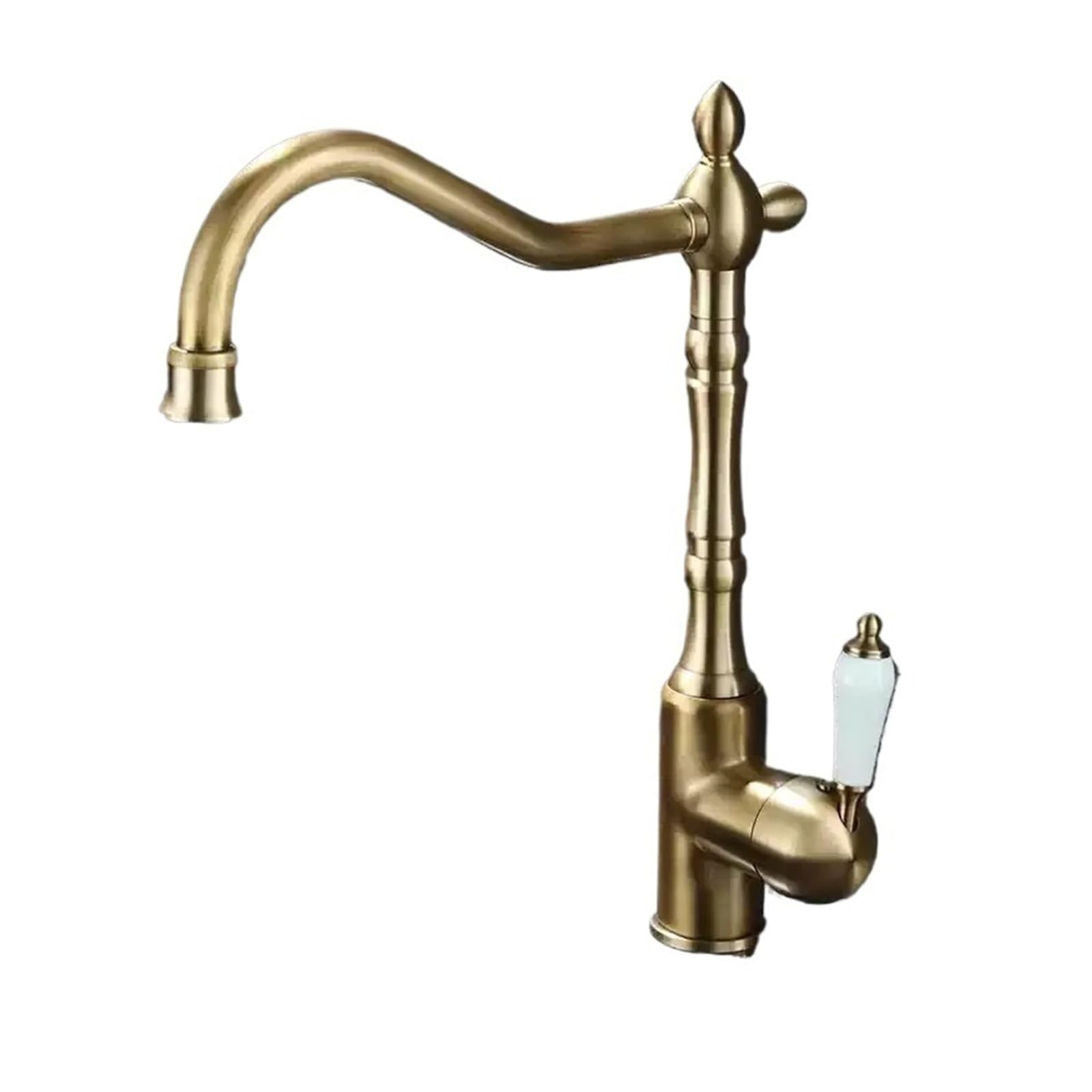 ZQFHSX Kitchen Sink Mixer Faucet Brass Crane Deck Mounted Single Holder Hole Water Filter Taps 3 Way for Most Scenarios