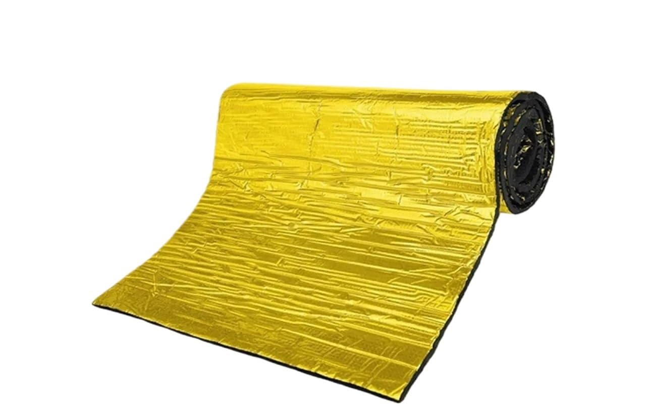 Automobile Insulation Car Sound Deadening Mat Automotive Deadener Noise Insulation Cushion(Gold)