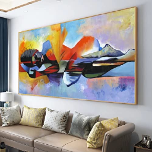 Peintures bouddha abstraites dsdsgog de 40x80cm sans cadre pour salon