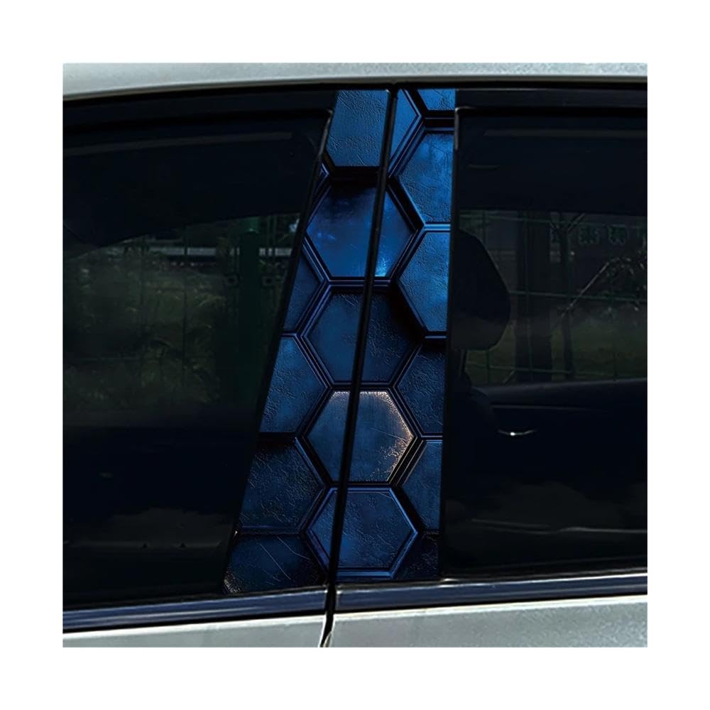 Bertdcx B Car -Pillar Stickers Car Center Column Decoration Cover Scratches Waterproof Decals Auto Parts(B)
