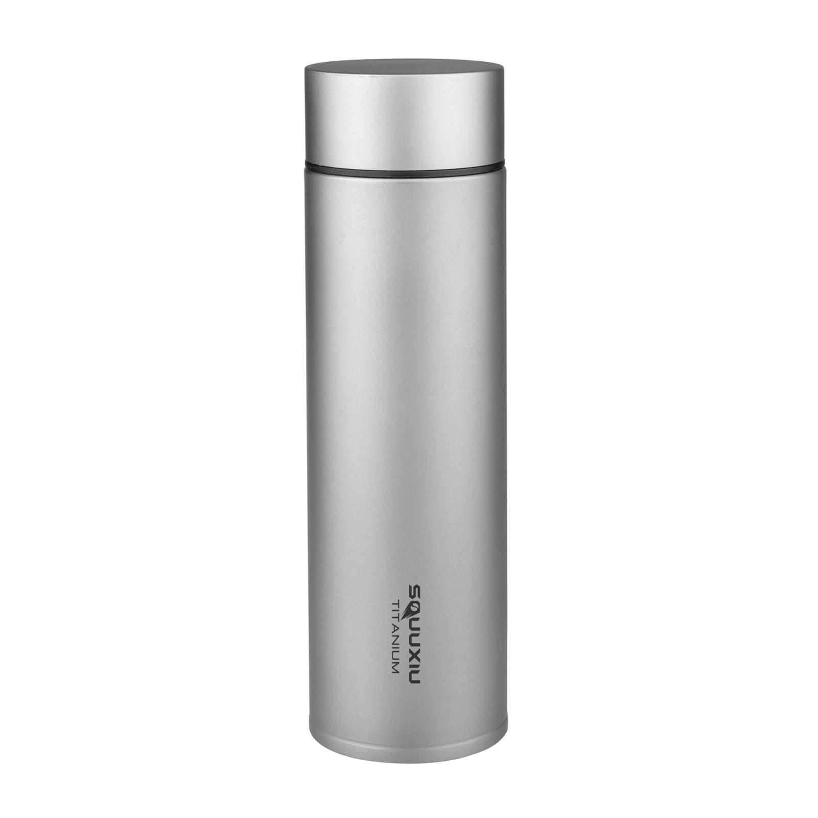 Domary Bottiglia d'Acqua Isolata sotto Vuoto Flacone Leggero da 450 Ml con Guarnizione a Prova di Perdite per Viaggi in Campeggio