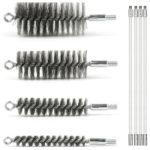 Kit de brosse de cheminée pour nettoyage conduit - 2