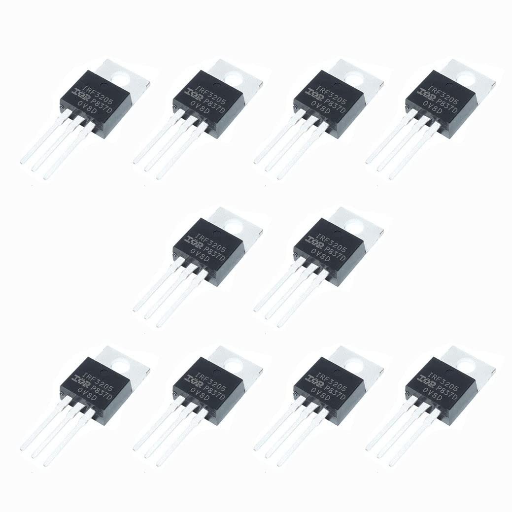 See full amazon price history chart for SG FLASH IRF3205 MOSFET N-Channel TO220 Electronic Components Electronic Hobby Kit |Pack of 10 Pc SG FLASH IRF3205 MOSFET N-Channel TO220 Electronic Components Electronic Hobby Kit |Pack of 10 Pc (B0C6FFM19H) Amazon Price History, Amazon Price Tracker
