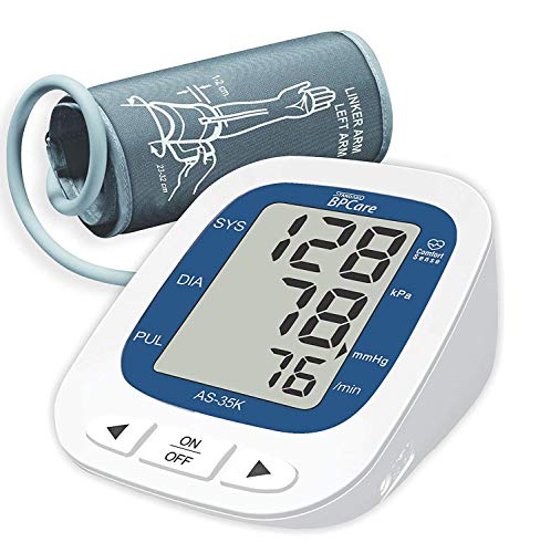 Image of STANDARD BPCare Plus (Model: AS-35K) Blood Pressure Monitor (Blue & Royal White)