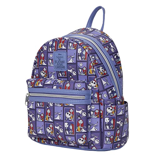 Loungefly x Nightmare Before Christmas Jack and Sally Valentine Mini Backpack3