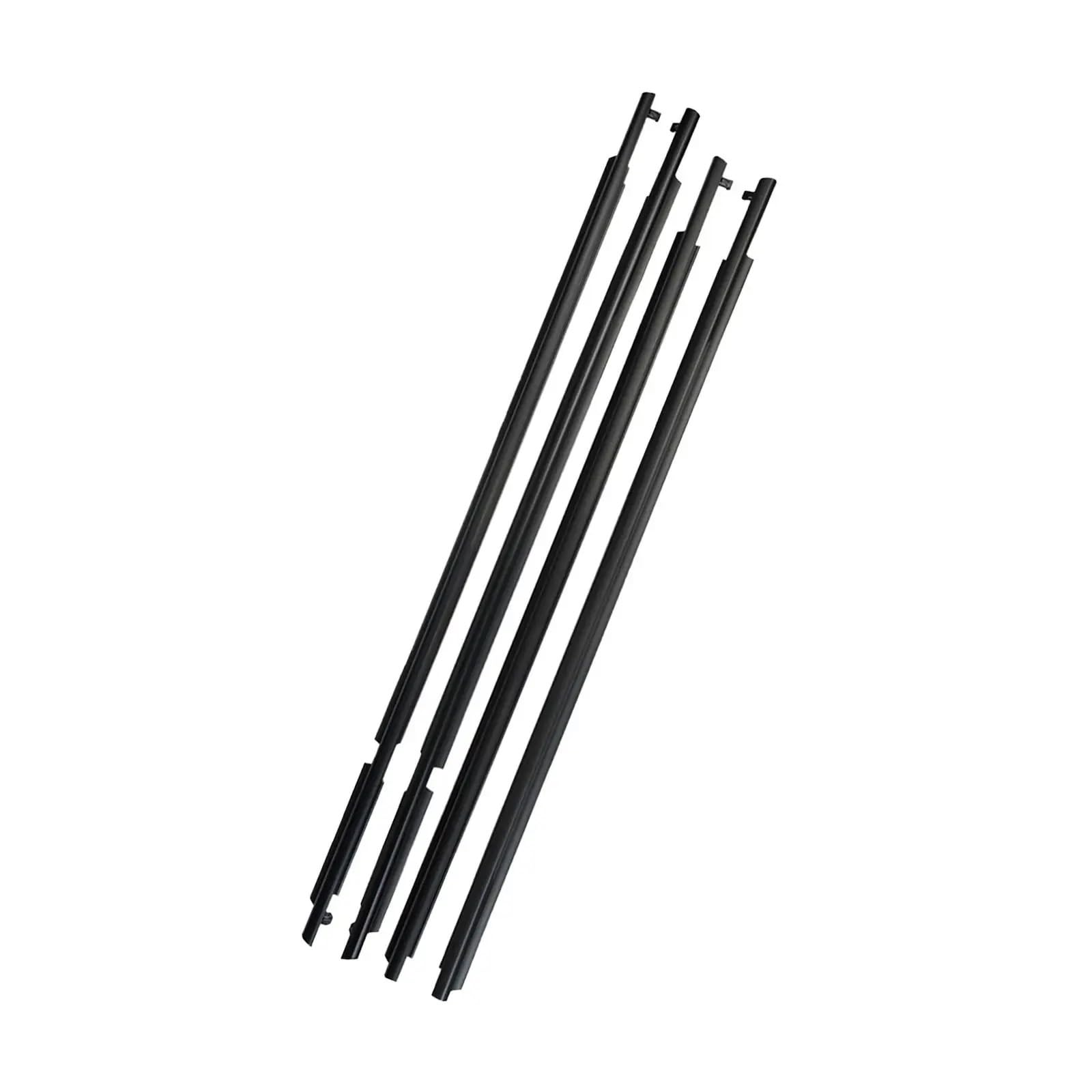 Nhabxgds One Color Fit For Rav4 2006-2008 4 Pieces Weatherstrip Window Seal 7572042030 Stable Fittings Accessory