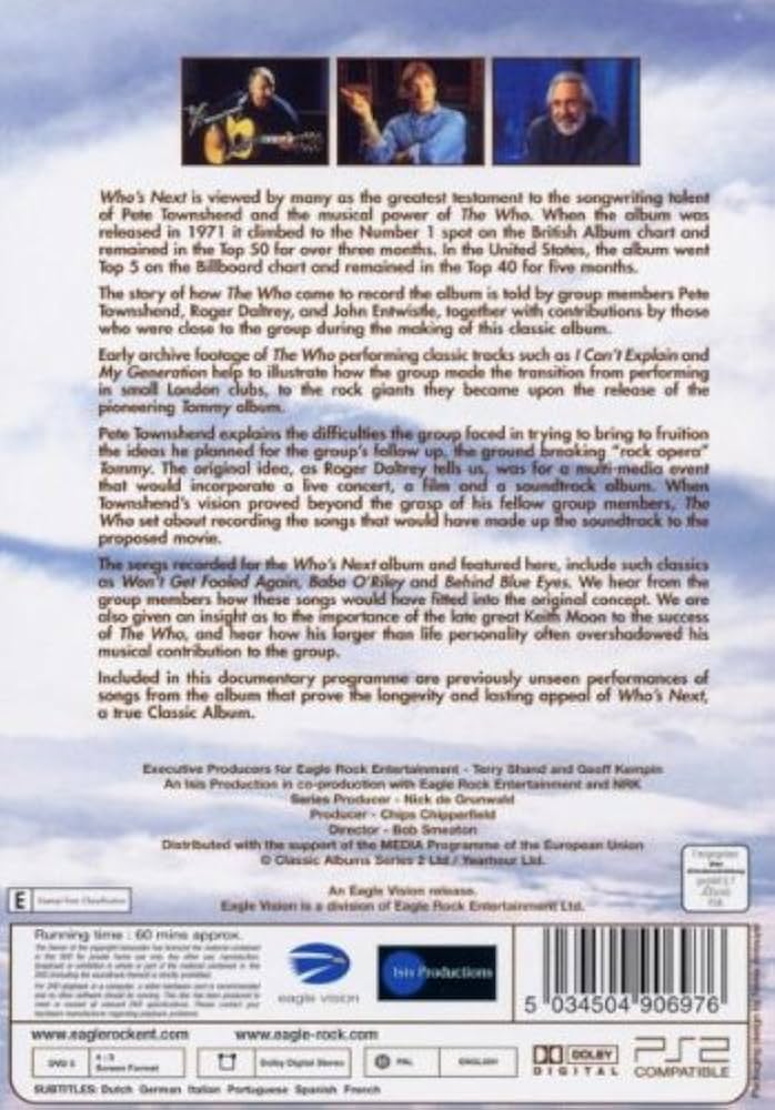 その他 Who&#39;s Next [DVD] その他 Who's Next [DVD] その他 Who's Next [DVD] Amazon.co.jp