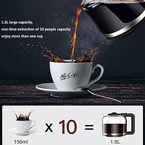 Cafetera de Goteo Automática con Panel Táctil y Temporizador miniatura 6
