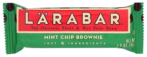 Larabar Barras de brownie con chispas de menta, frutas y nueces, caja de 5 unidades (paquete de 3)