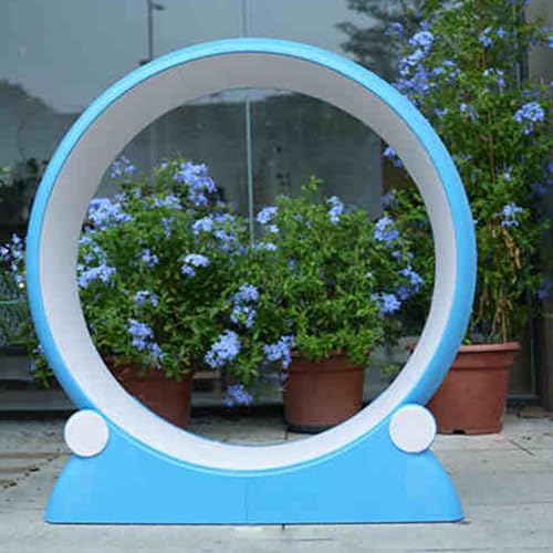 Dsejynxxキャットホイール キャットホイール 猫ロックピン付きの室内猫用キャットホイール エクササイズ マシン。天然無垢材で作られた大径の猫用エクササイズ ホイール。内径 86 cm。(Color:2)