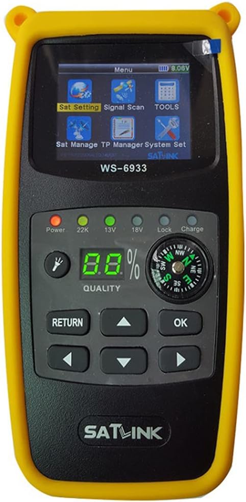 Satellite Finder Satlink WS-6933 Digital Satfinder DVB-S2 2.1 Inch LCD Display FTA C&KU Band WS 6933 WS6933