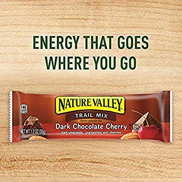 Nature Valley Fruit and Nut Granola Bars, Dark Chocolate Cherry, 6 ct, 7.4 OZ Nature Valley Fruit and Nut Granola Bars, Dark Chocolate Cherry, 6 ct, 7.4 OZ