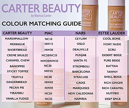 Carter Beauty By Marissa Carter Half Measure Dewy Foundation - Water-Based, Ultra Hydrating Formula - Buildable, Light-To-Medium Sheer Finish - Vegan And Cruelty Free, Paraben And Sulfate Free - Shortbread - 1.01 Oz #TOP3