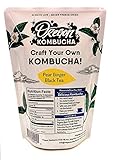 Kombucha Starter Kit by Oregon Kombucha | Organic Pear Ginger Black Tea and Scoby w/ Starter Liquid - Raw Culture Brews 1 Gallon of Delicious Kombucha, Guaranteed