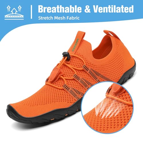 Image of Mishansha Water Shoes for Women Men, Quick-Dry Barefoot Swim Shoes with Drainage Holes, Lightweight Aqua Shoe for Beach Pool River Boating Yoga Walking