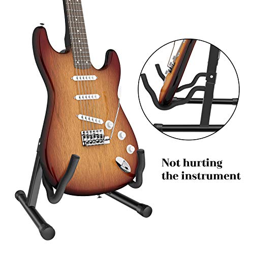 NEUMA MARTISAN Support de guitare pliable pour guitare acoustique/classique/électrique/guitare acoustique/guitare enfant