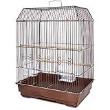 Petco Brand - You & Me Parakeet Mansard Roof Habitat, 16.5 in