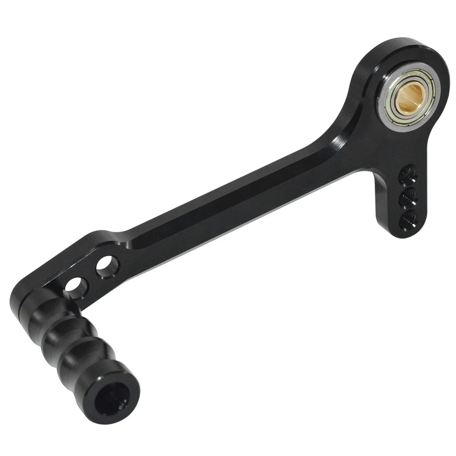 DYXYLKYHX Motorcycle Shift Shifter Motorcycle Adjustable Dual Bearings Shift Or Brake Lever Shifter Pedal with Toe Pegs Kit for Rearsets Rear Set Linkage