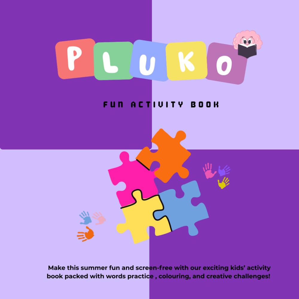 PLUKO Fun Activity Book for Kids: A Fun Learning Workbook | Educational Book for Learning and Fun