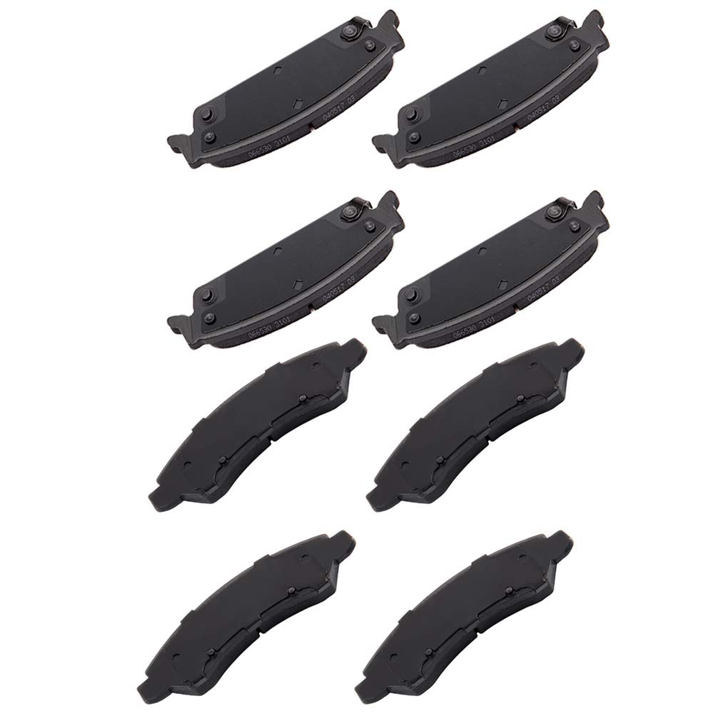 cciyu D1092 D1194 Front &amp; Rear Ceramic Brake Pads Set fit For 07 For Cadillac Escalade,07 For Chevy Avalanche,Silverado,1500,Suburban,1500,Tahoe,07 For GMC Sierra,1500,Yukon,Yukon XL,1500