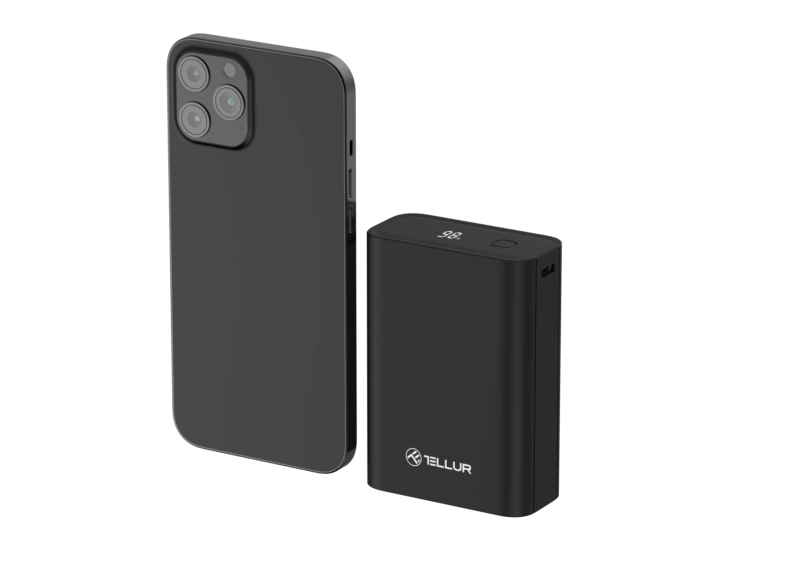 TELLUR Compact Pro PD701 Power Bank 20000mAh – Ricarica Rapida PD3.0 20W E QC3.0 22.5W – Huawei SuperCharge, Carica E Scarica Simultanea - 6