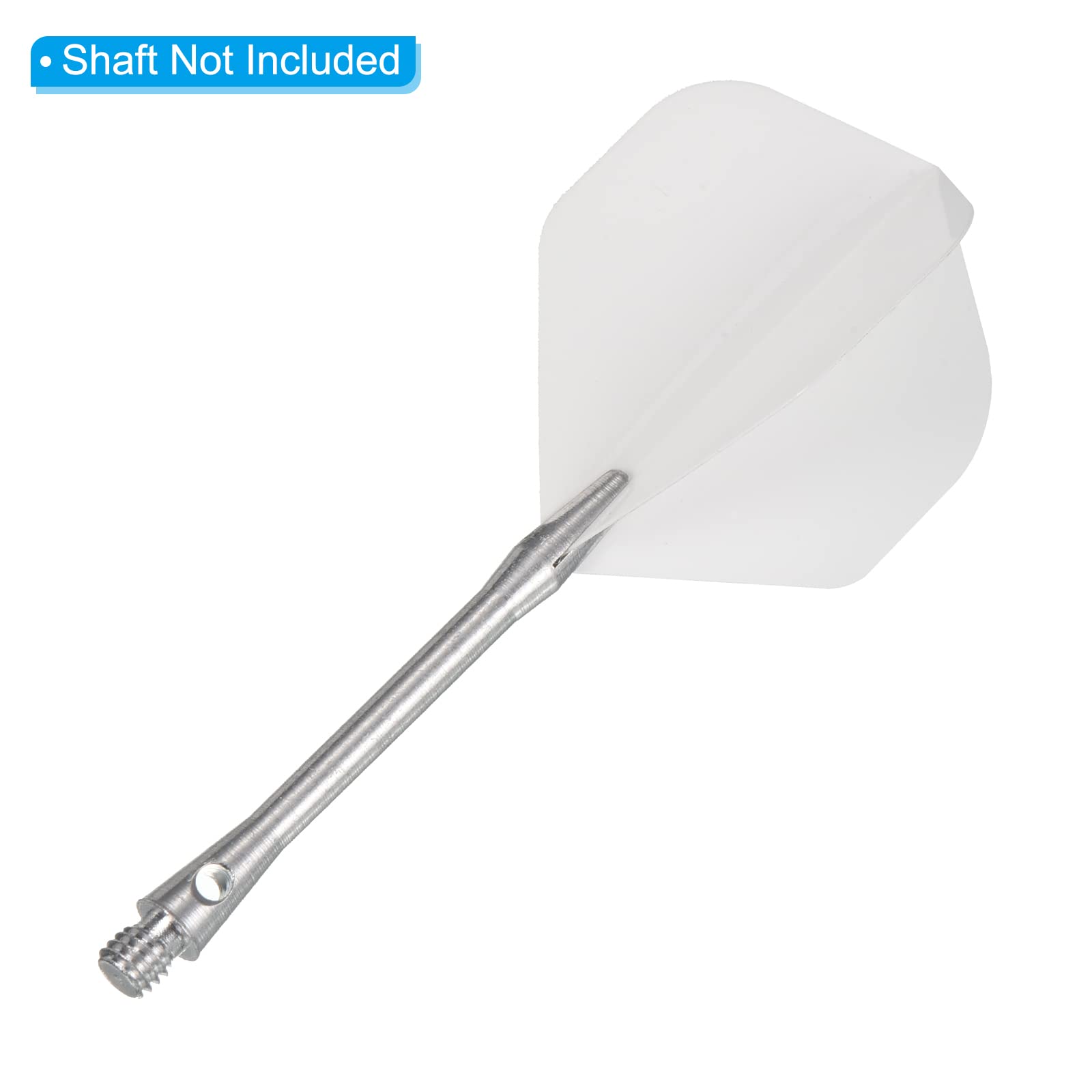 PATIKIL Dardo Alette, 12pz Pet Standard Freccette Accessori Ricambi Ricambi per Morbido Punta Acciaio Punta, Gessato Stile, Nero, Grigio, Arancione