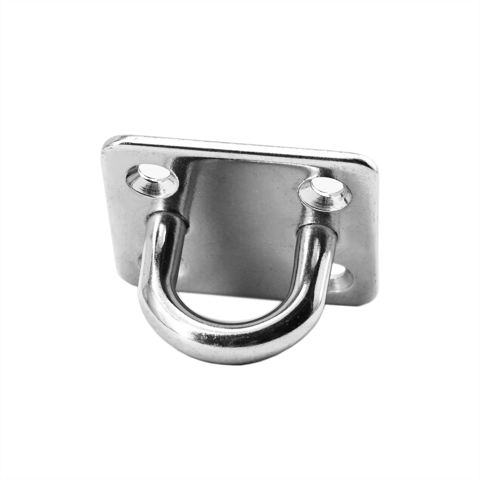 Piastra rettangolare M10 in acciaio inox, resistente, per fissare e installare sacchi di sabbia, cesti sospesi, altalene, 2 pezzi