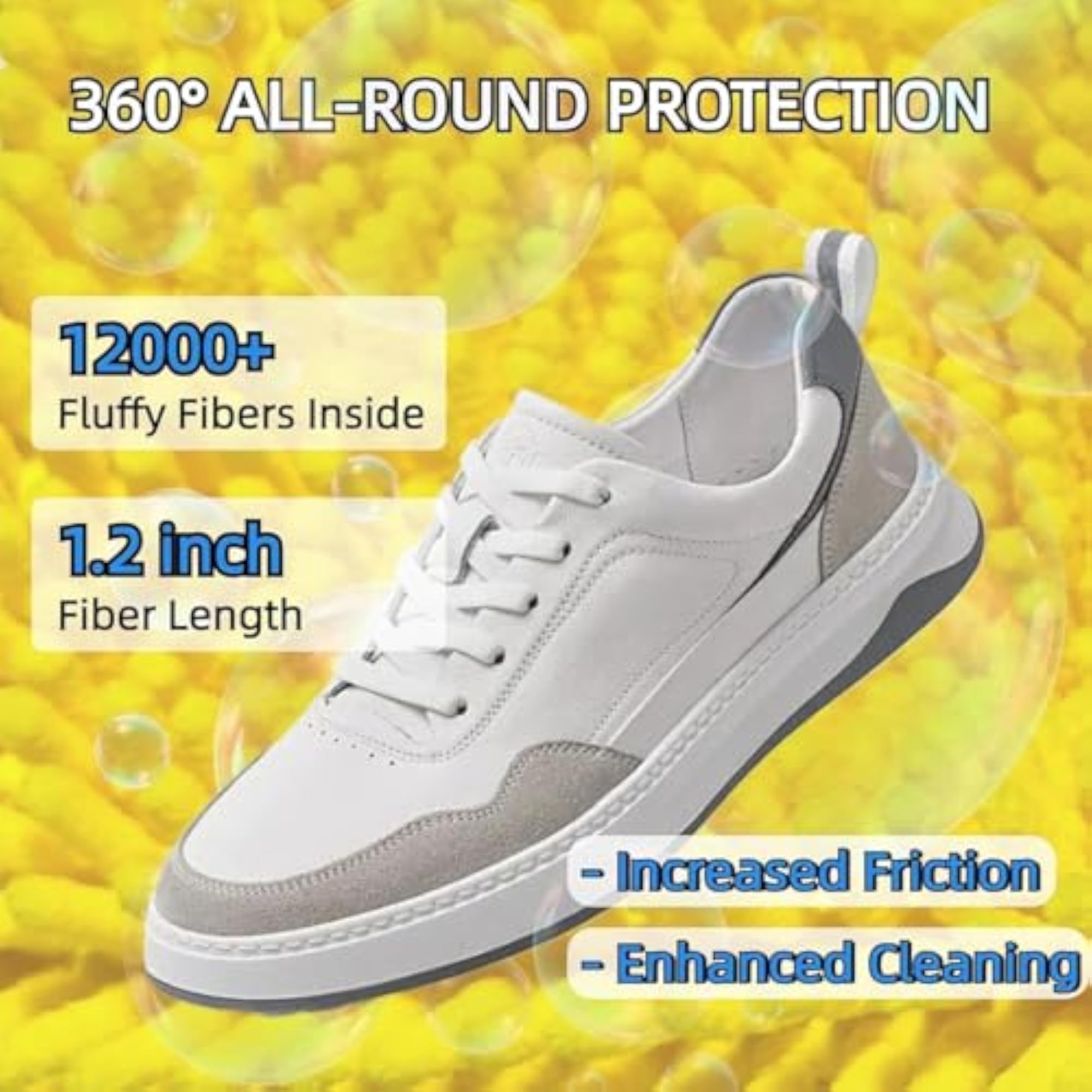 Reusable Shoe Washing Machine Bag with Durable Zipper