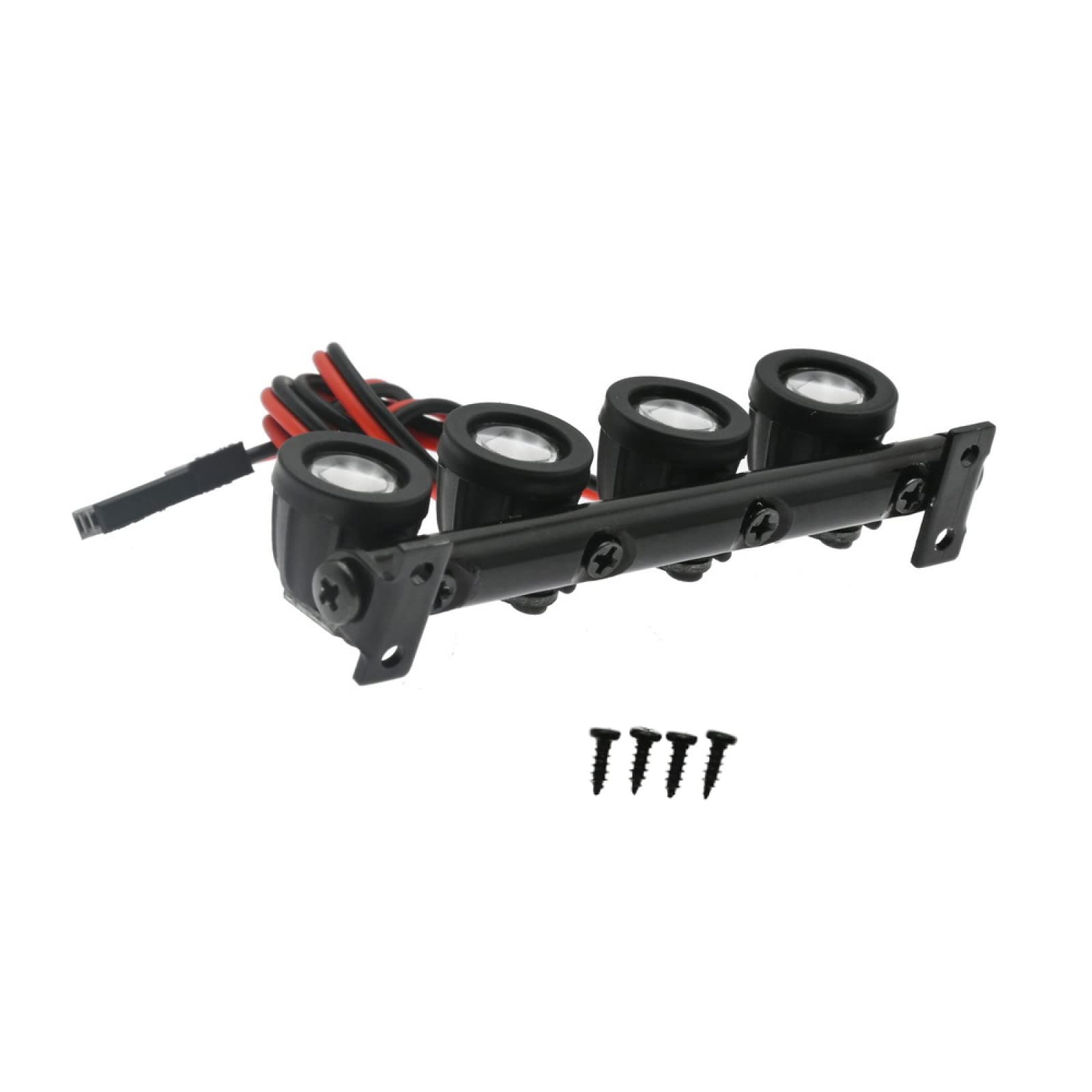 Kit Barre Lumineuse LED Pour Toit TRX4M Defender 1/18 – Lampe Blanc Brillant Pour RC Crawler – Accessoire Pièce Détachée